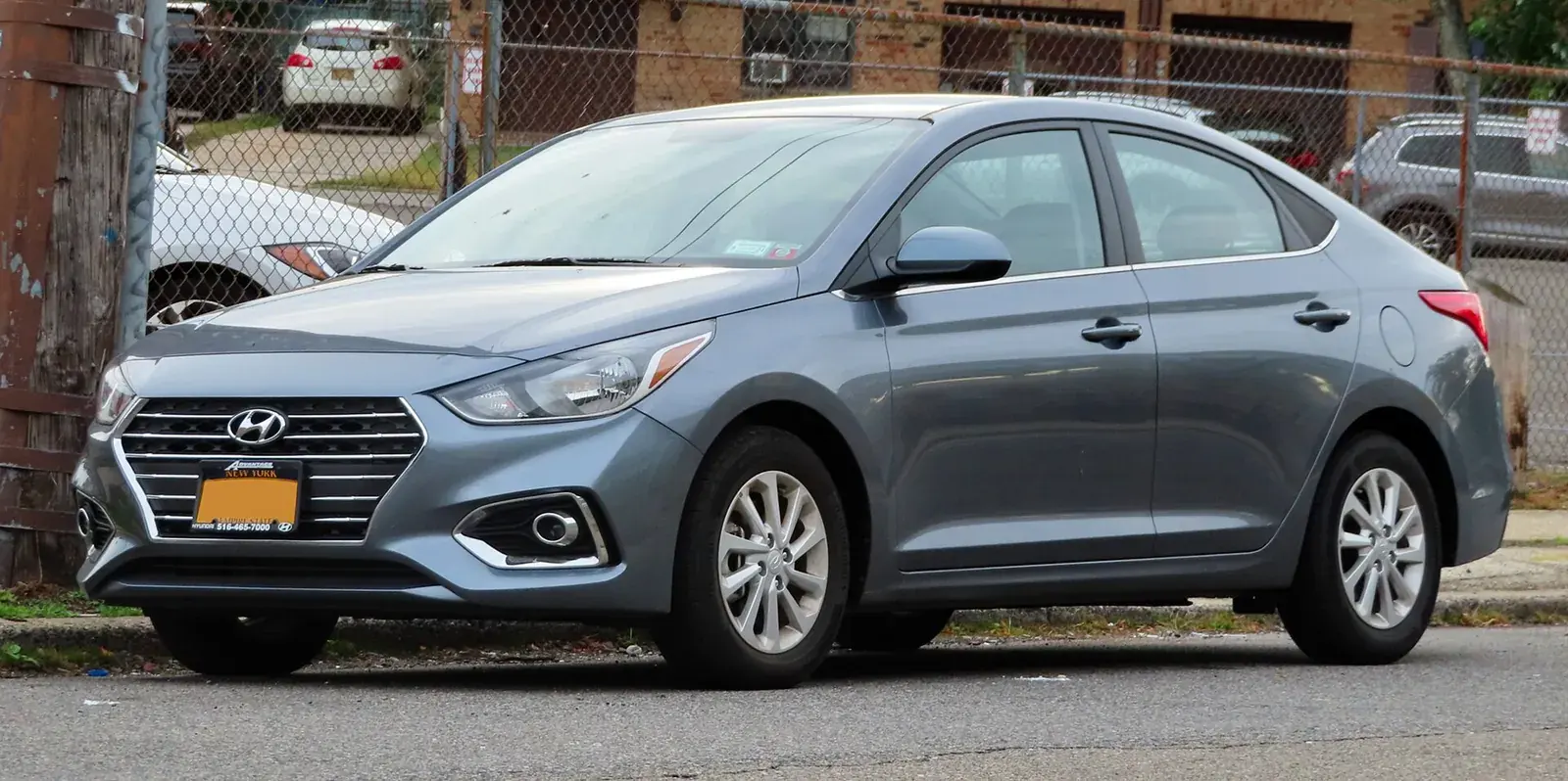 Hyundai Accent, vue avant de trois quarts (photo d’illustration)